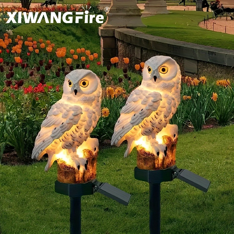 Smart Garden Solar - Solar Owl Statue Garden Light LED