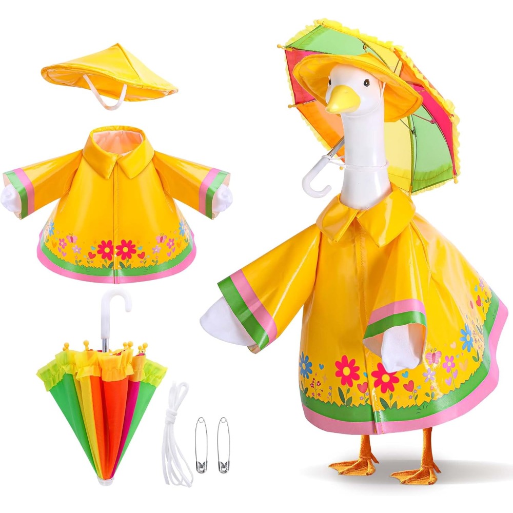 Smart Garden In Home - Cute Porch Goose Raincoat Outfit with