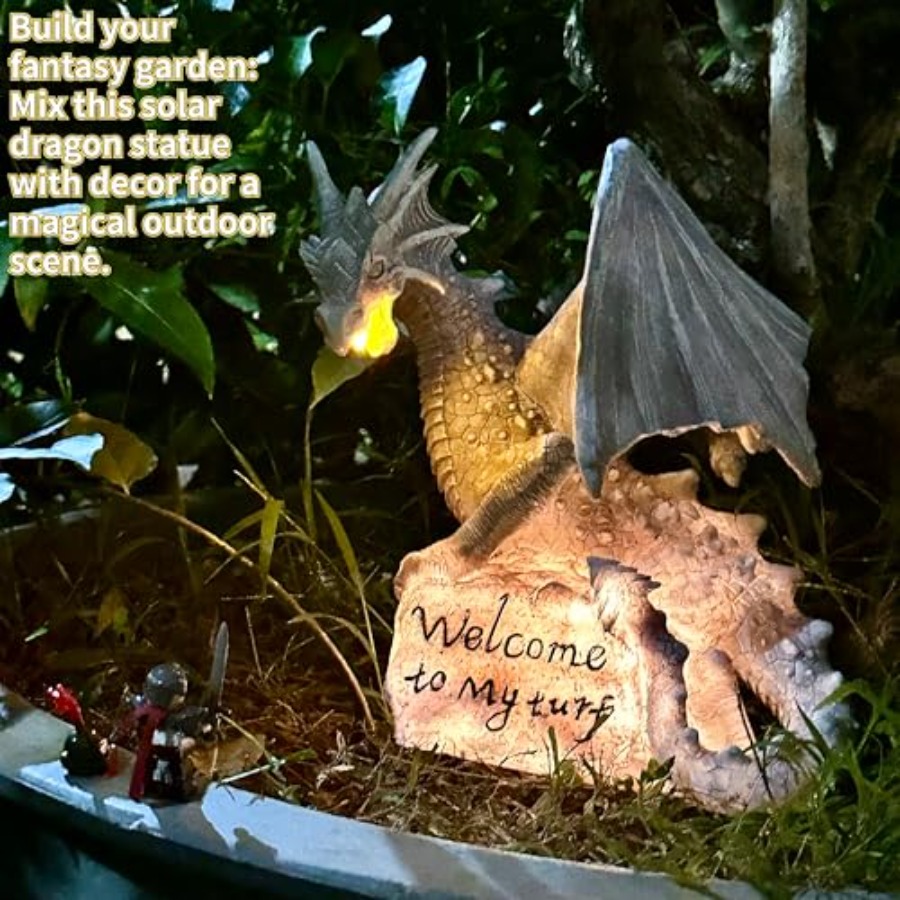 Garden Large Dragon Statue Sol - огляд і ціна Smart Garden Solar