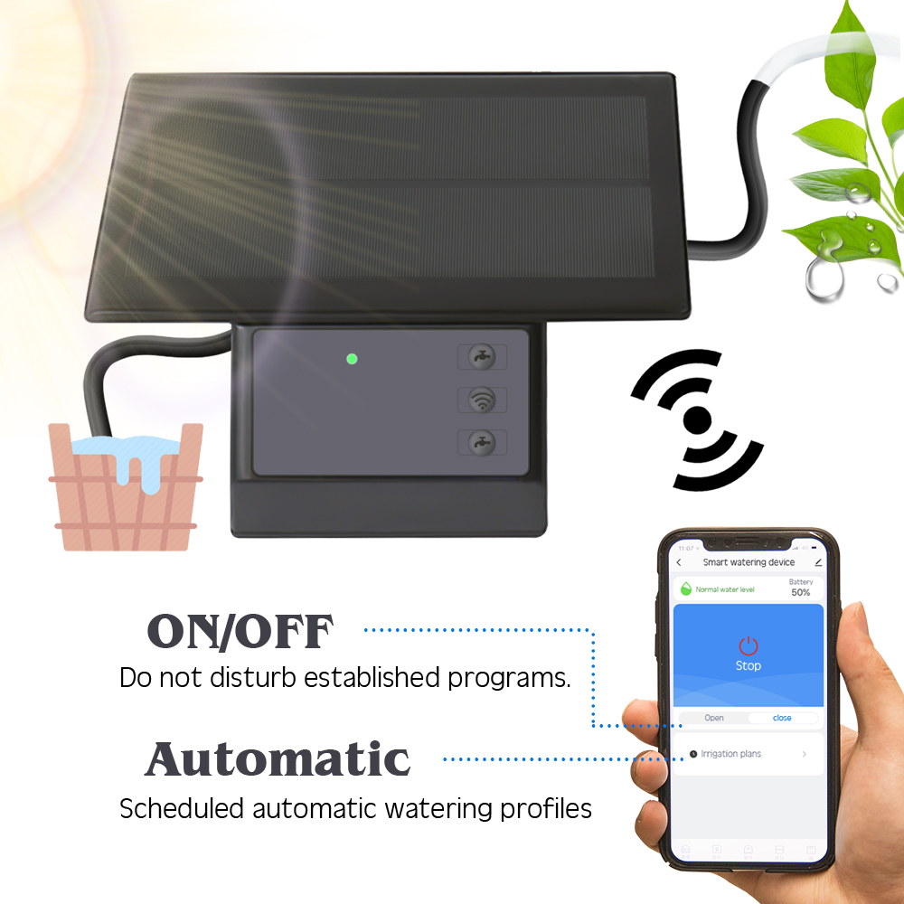 High Quality Tuya Solar Pane W - огляд і ціна Wifi Irrigation Timer