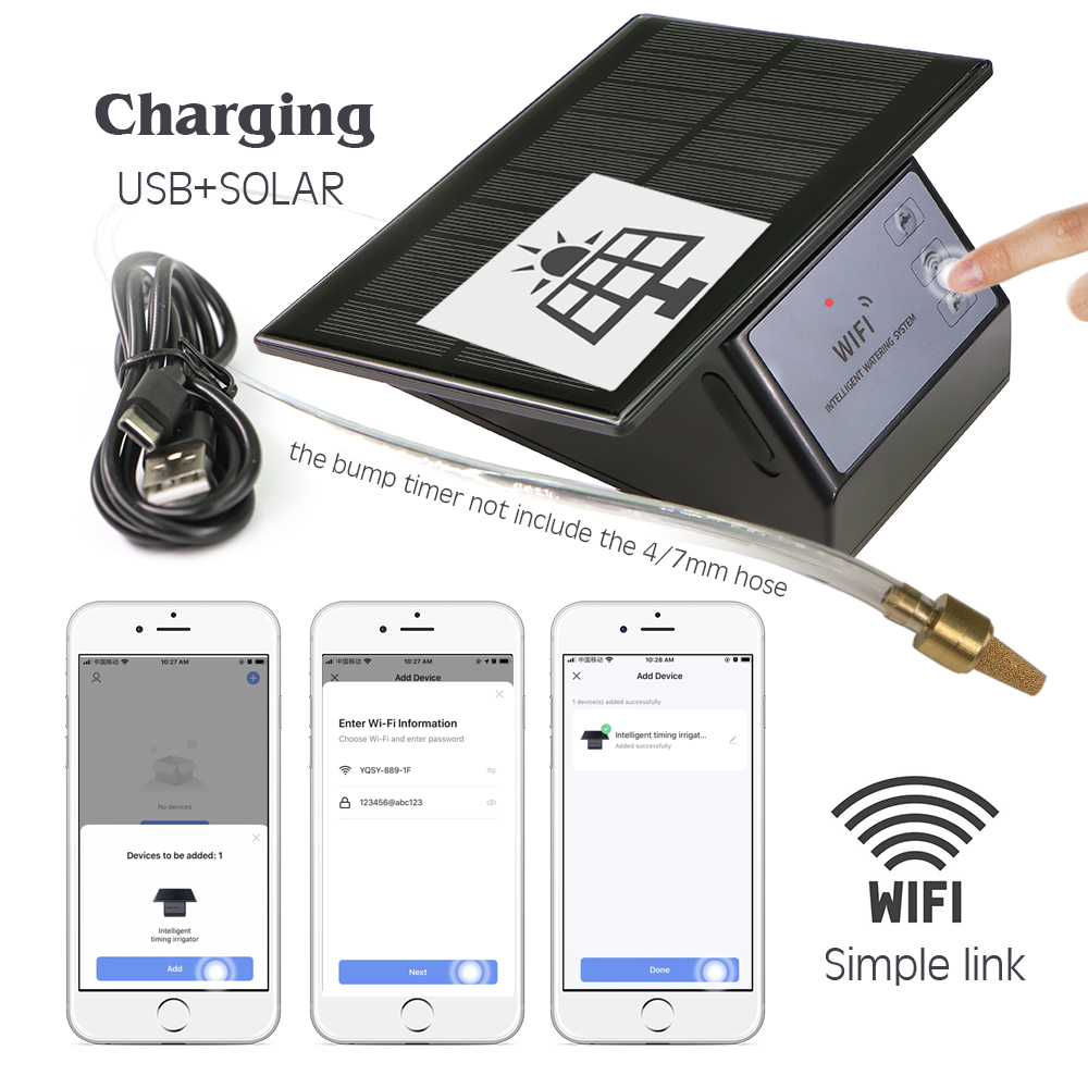 High Quality Tuya Solar Pane W - огляд і ціна Wifi Irrigation Timer