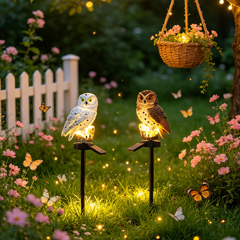 Owl Solar Light, Resin Owl Gro - огляд і ціна Smart Garden Solar
