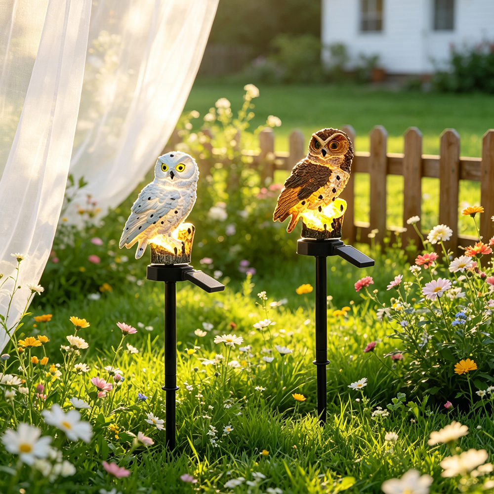 Owl Solar Light, Resin Owl Gro - огляд і ціна Smart Garden Solar