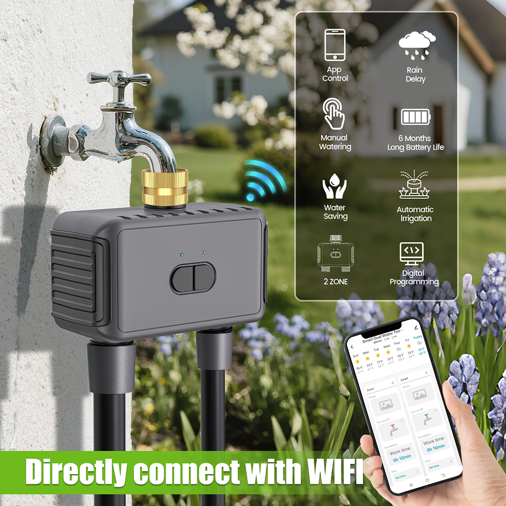 Wifi Automatic Water Timer Dua - огляд і ціна Wifi Irrigation Timer