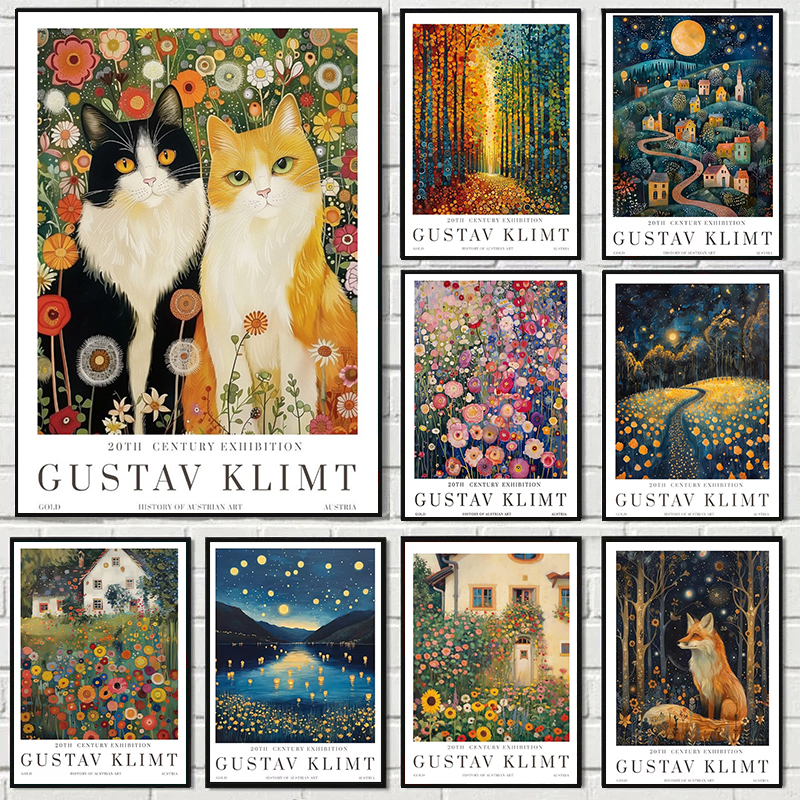 Gustav Klimt Garden Cat and Fo - огляд і ціна Smart Garden In Home