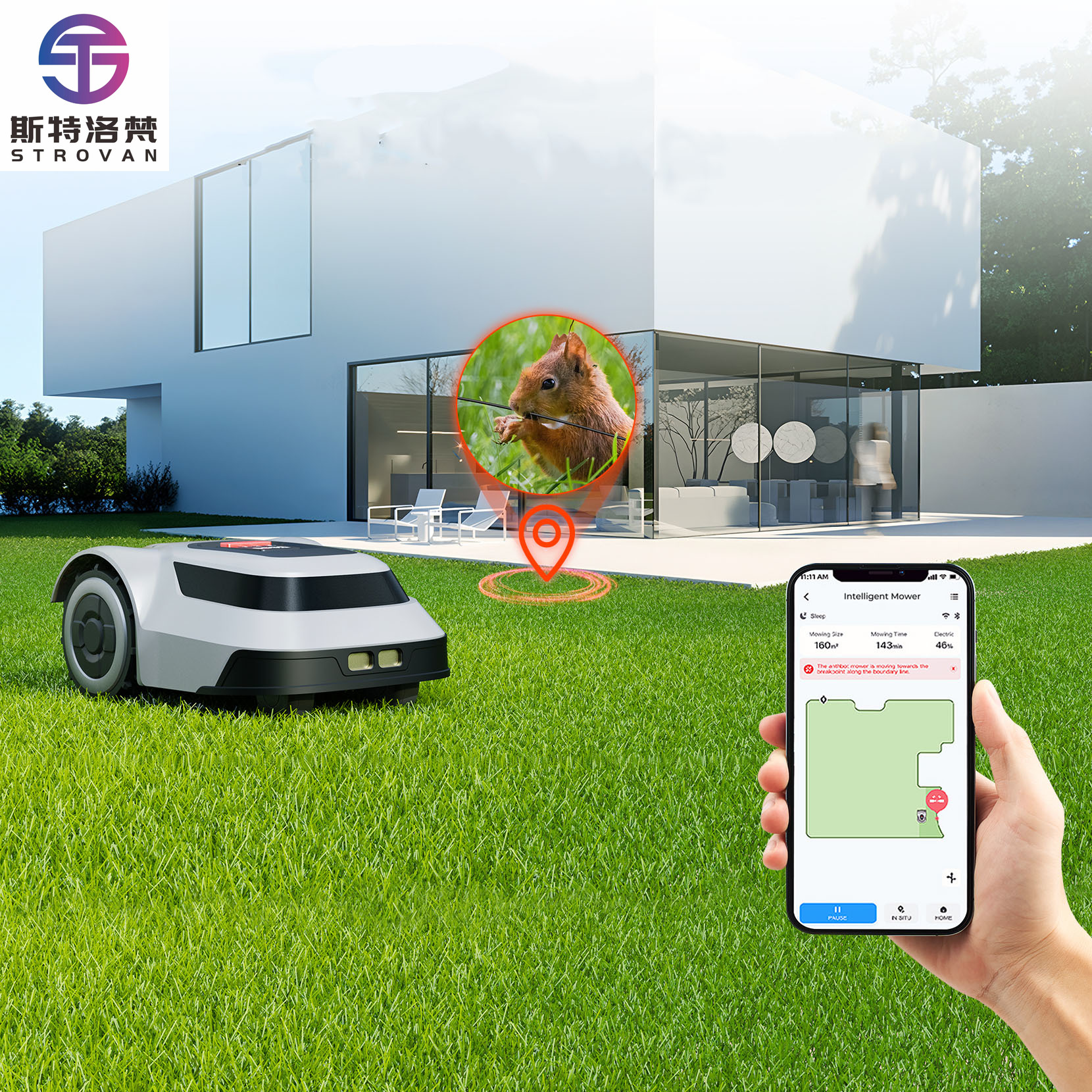 STLF WJW Robotic Lawn Mower Se - огляд і ціна Smart Garden Robot