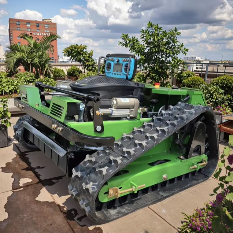 Custom-Built Tracked Lawn Mowe - огляд і ціна Smart Garden Robot