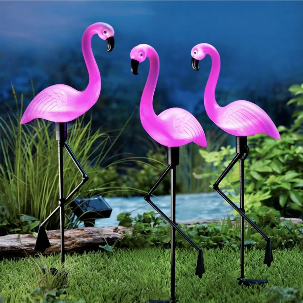 3Pcs Solar Powered Flamingo Gr - огляд і ціна Smart Garden Solar