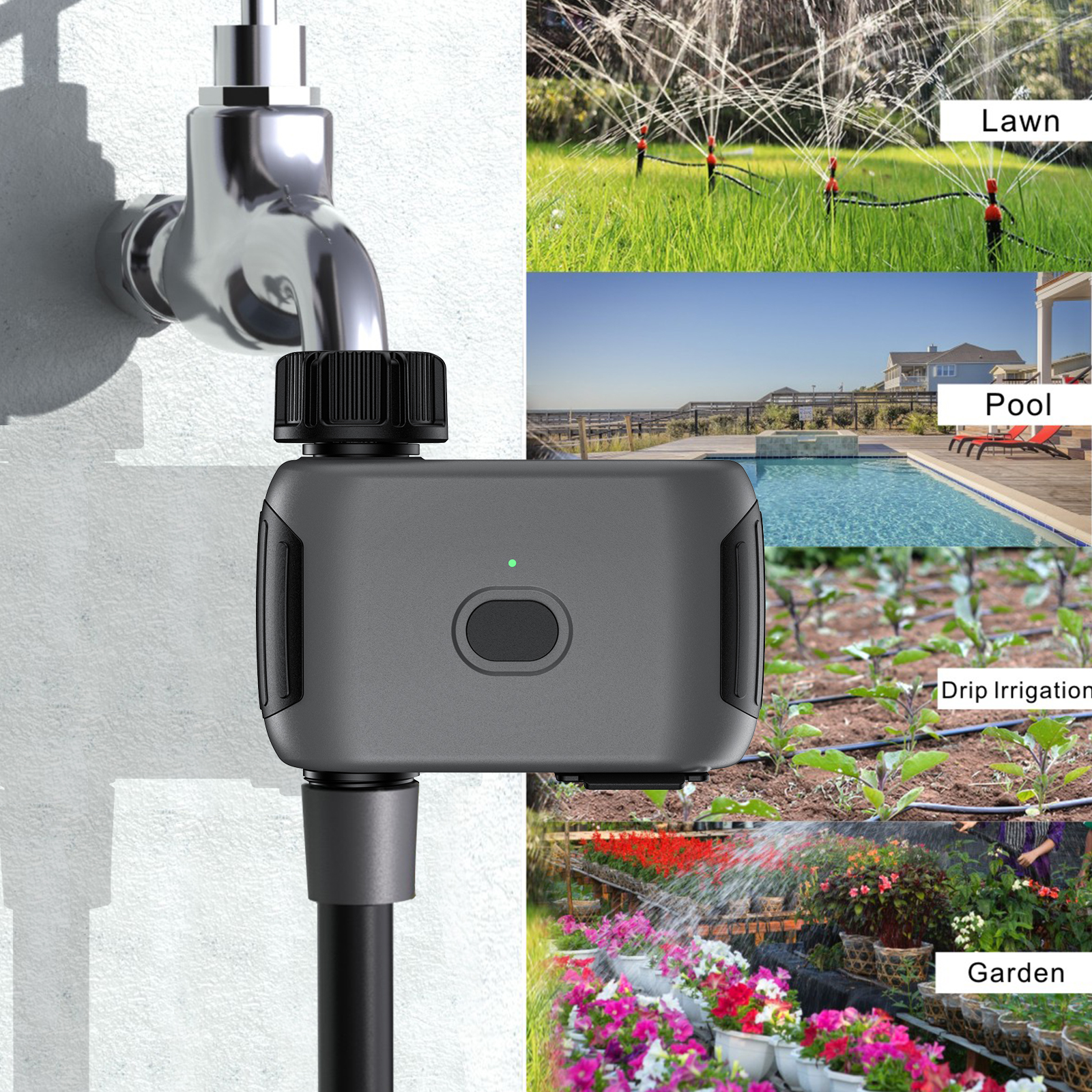 INSOMA automatic plant irrigat - огляд і ціна Wifi Irrigation Timer