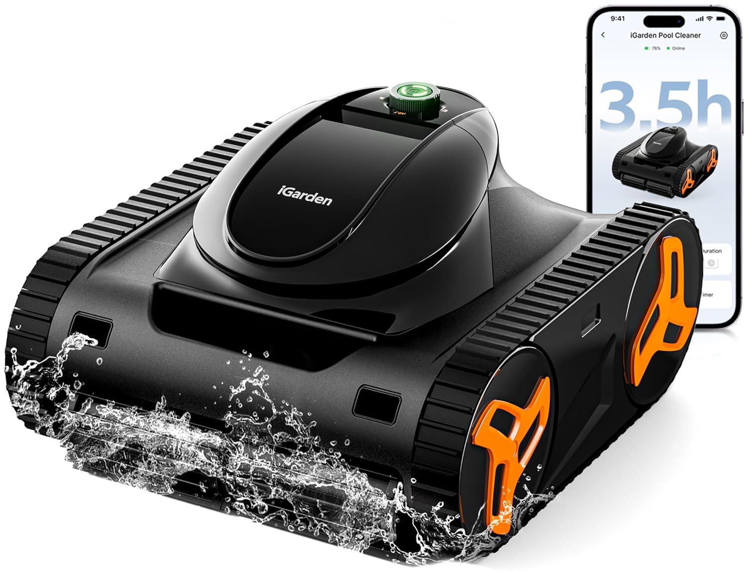 Robotic Pool Cleaner KN Series - огляд і ціна Smart Garden Robot