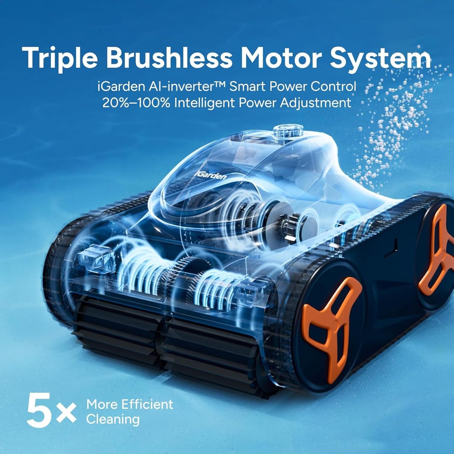 Robotic Pool Cleaner KN Series - огляд і ціна Smart Garden Robot
