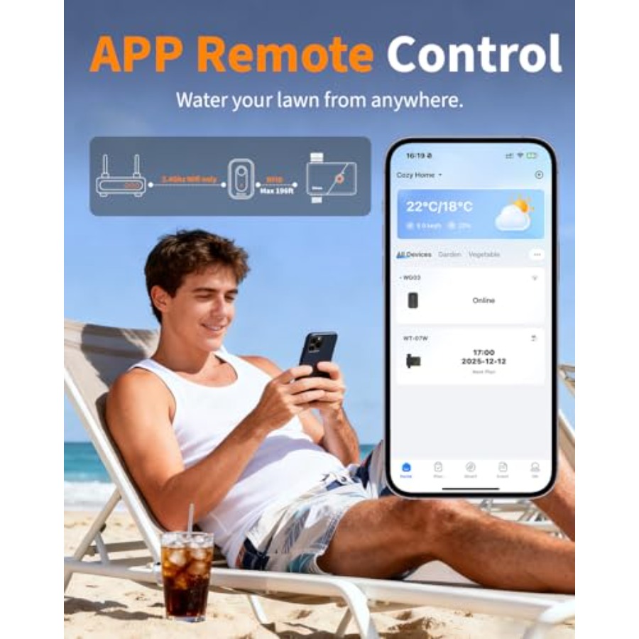 Brass WiFi Water Timer Smart H - огляд і ціна Wifi Irrigation Timer