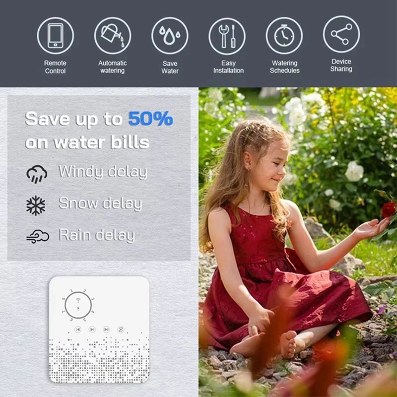 Tuya WiFi Smart Sprinkler Cont - огляд і ціна Smart Garden In Home