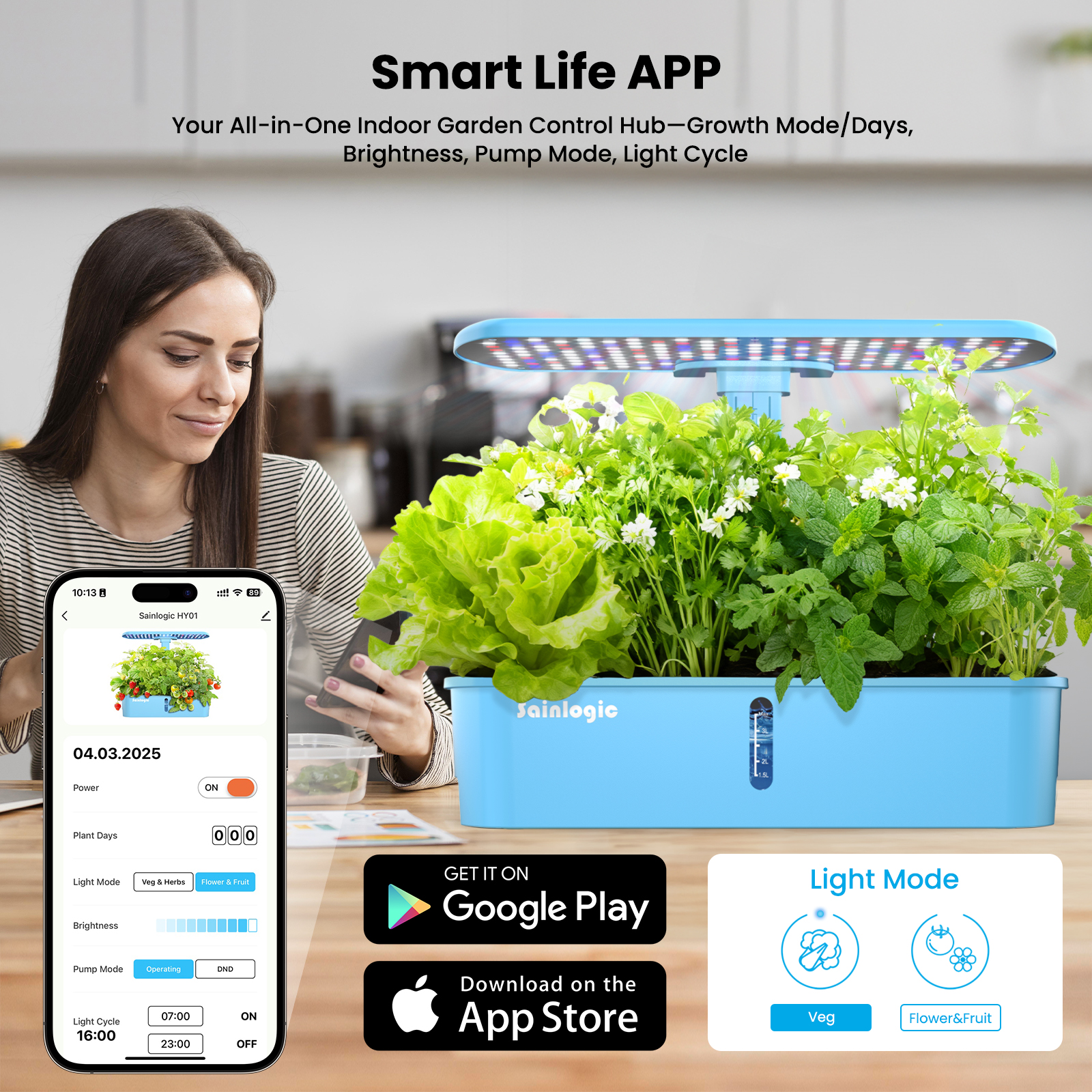 Smart Hydroponics Growing Syst - огляд і ціна Smart Garden In Home
