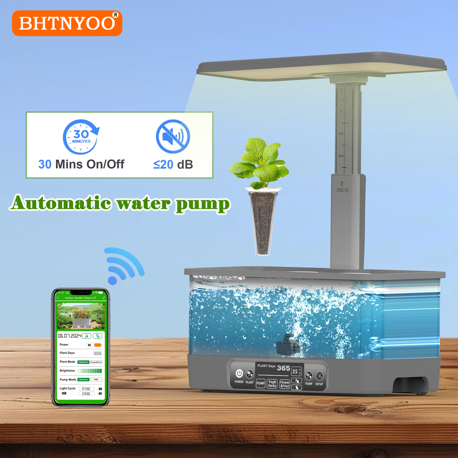Hydroponics Growing System Kit - огляд і ціна Smart Garden Led Lights
