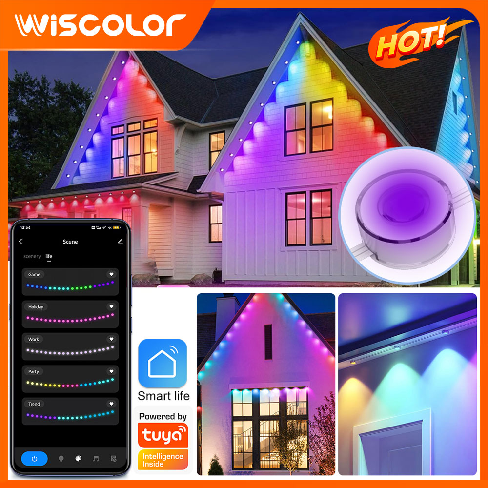 Smart WIFI RGB Eaves Lighting  - огляд і ціна Smart Garden Led Lights