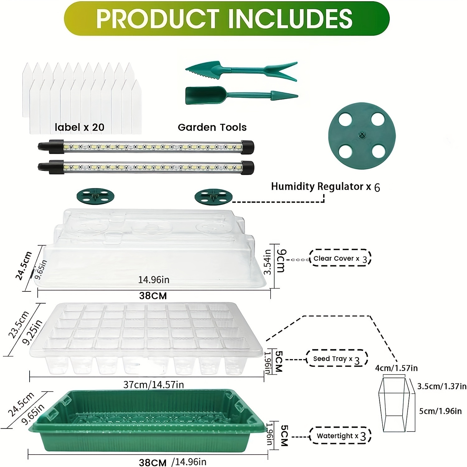 Seed Starter Trays With High D - огляд і ціна Smart Garden Led Lights