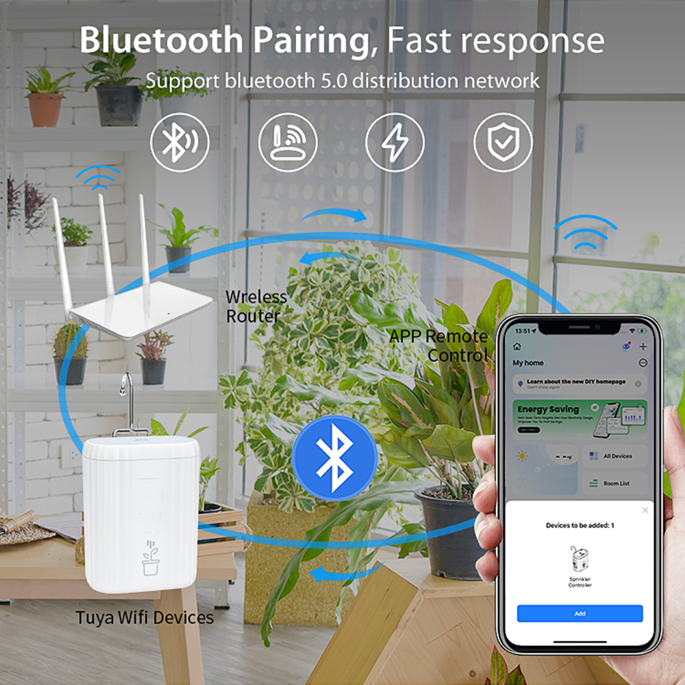 Smart WiFi Indoor Drip Irrigat - огляд і ціна Wifi Irrigation Timer