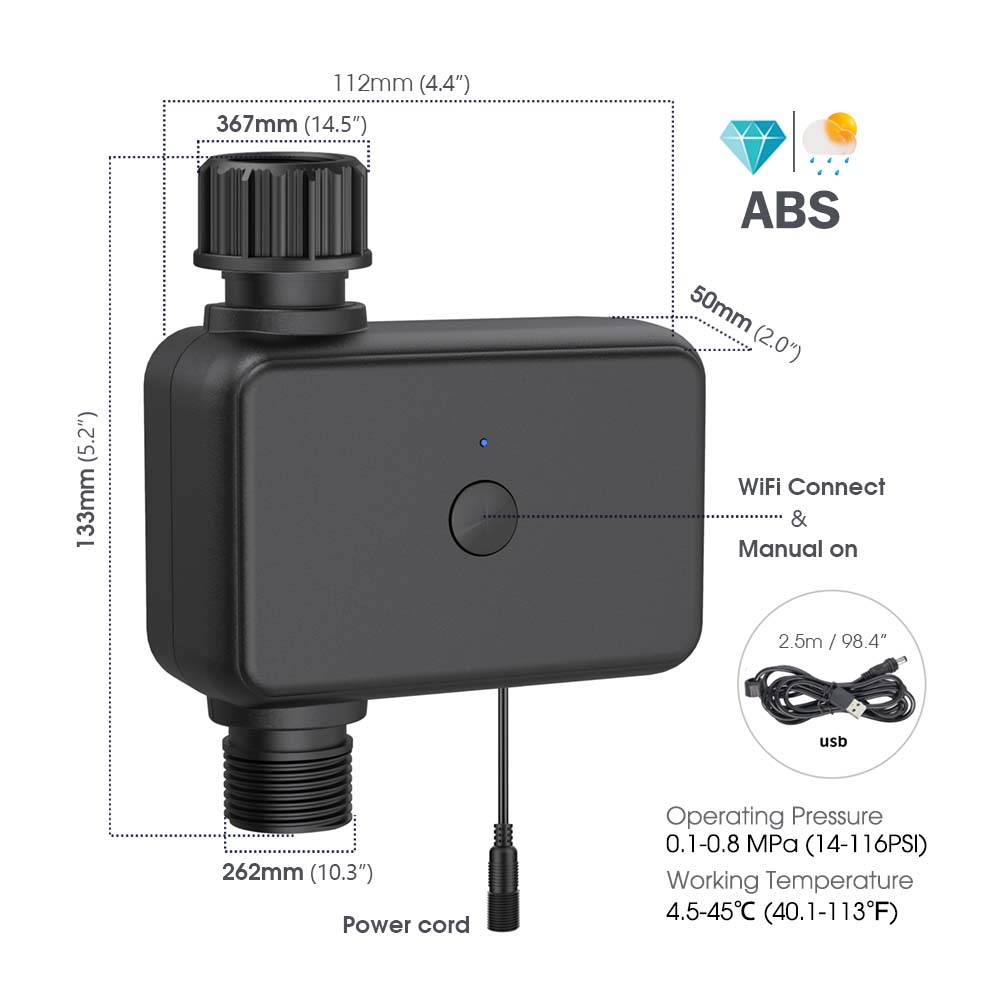 30-10m Garden Dual-band WiFi T - огляд і ціна Wifi Irrigation Timer