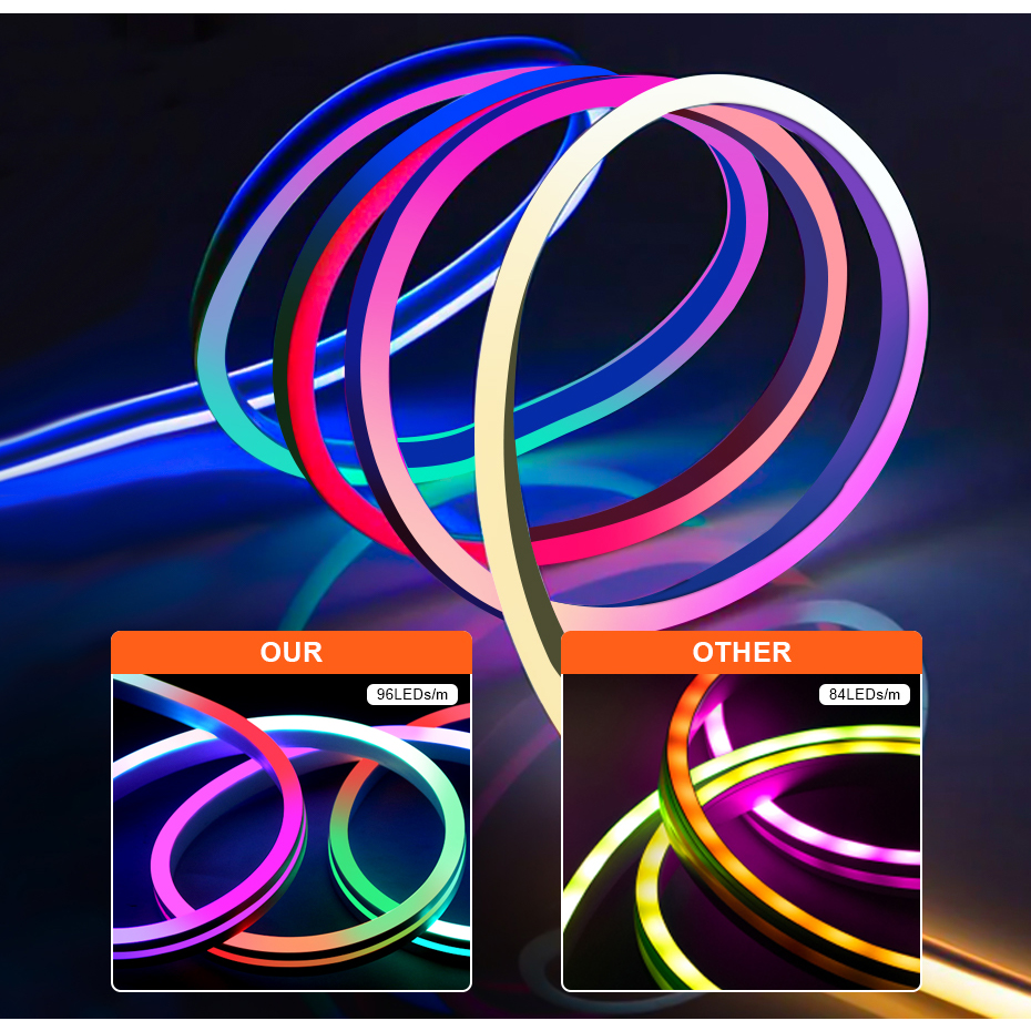 RGBIC LED Neon Strip 12V 96LED - огляд і ціна Smart Garden Led Lights