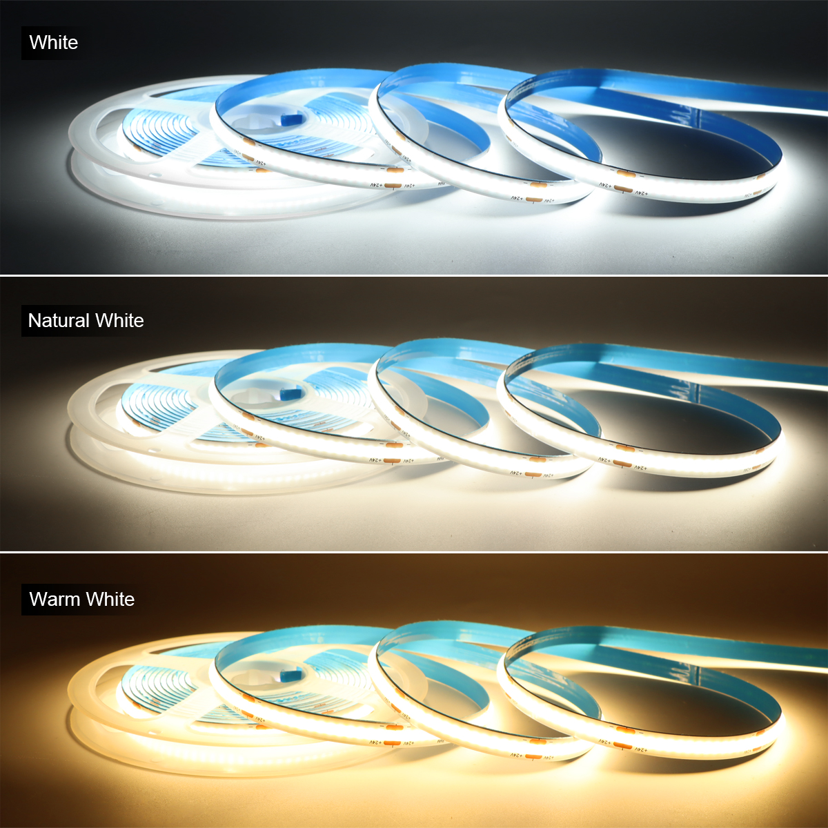 3M 5M 10M 24V COB LED Strip Li - огляд і ціна Smart Garden Led Lights
