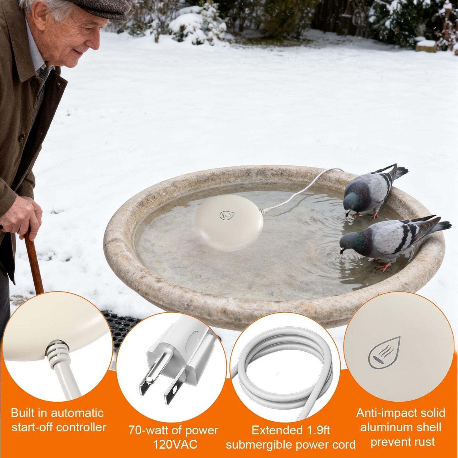 Bird Bath Heater Bird Waterer  - огляд і ціна Smart Garden Bird Bath