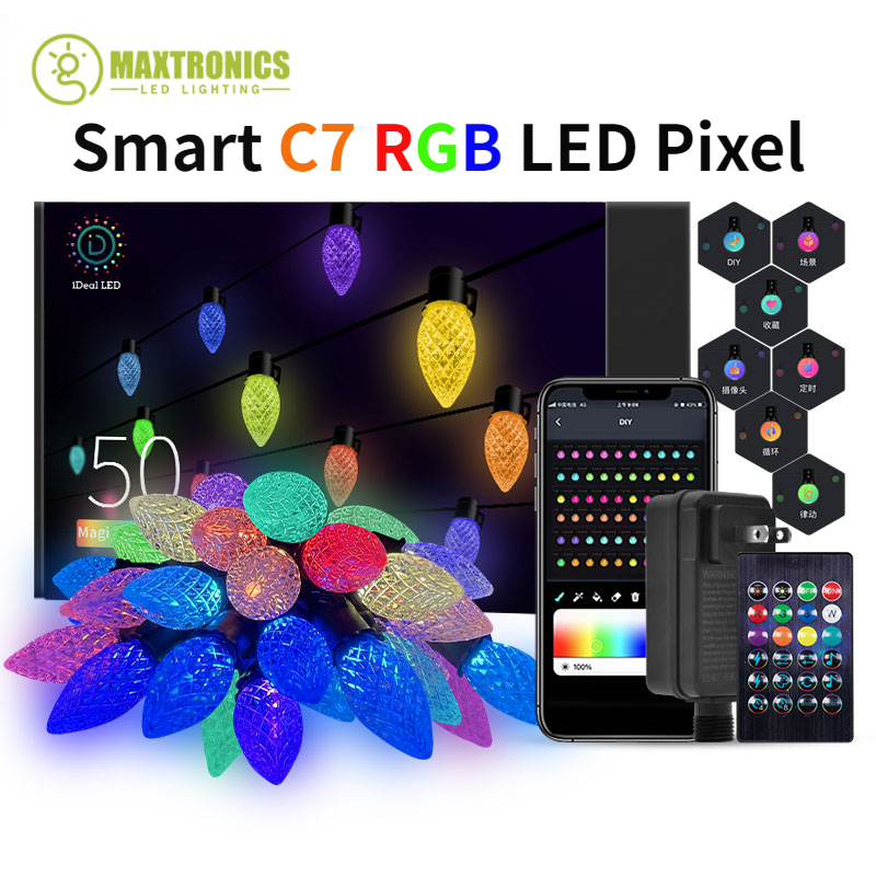 New Smart C7 RGB LED Pixel Mod - огляд і ціна Smart Garden Led Lights