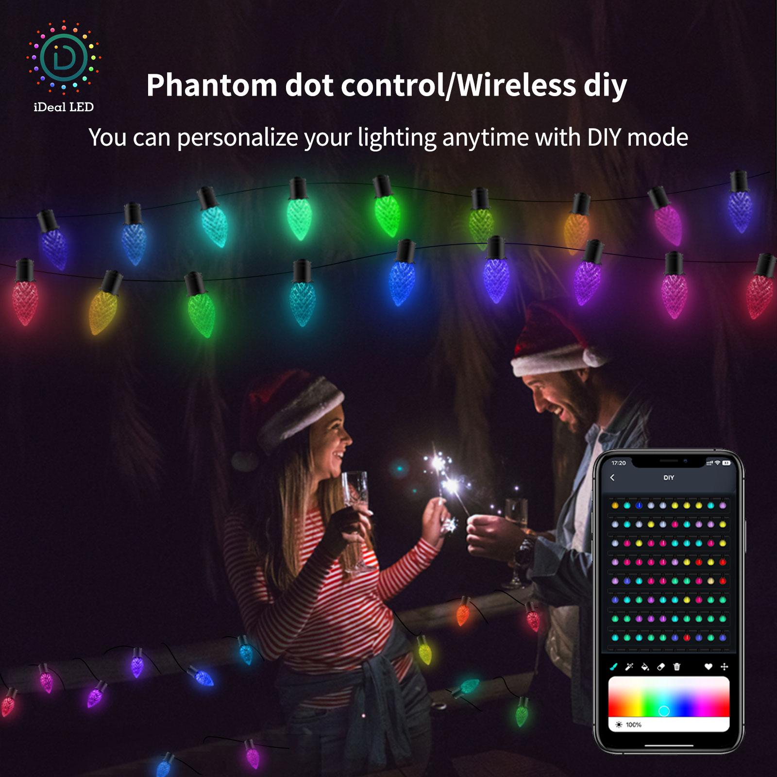 New Smart C7 RGB LED Pixel Mod - огляд і ціна Smart Garden Led Lights