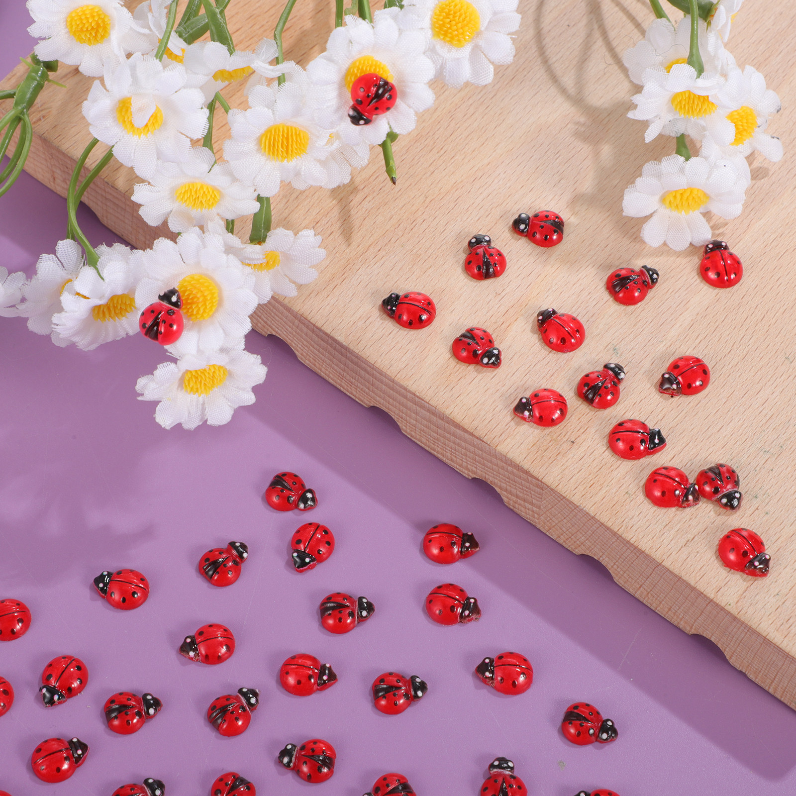 100Pcs Mini Ladybug Resin Smal - огляд і ціна Smart Garden Mini