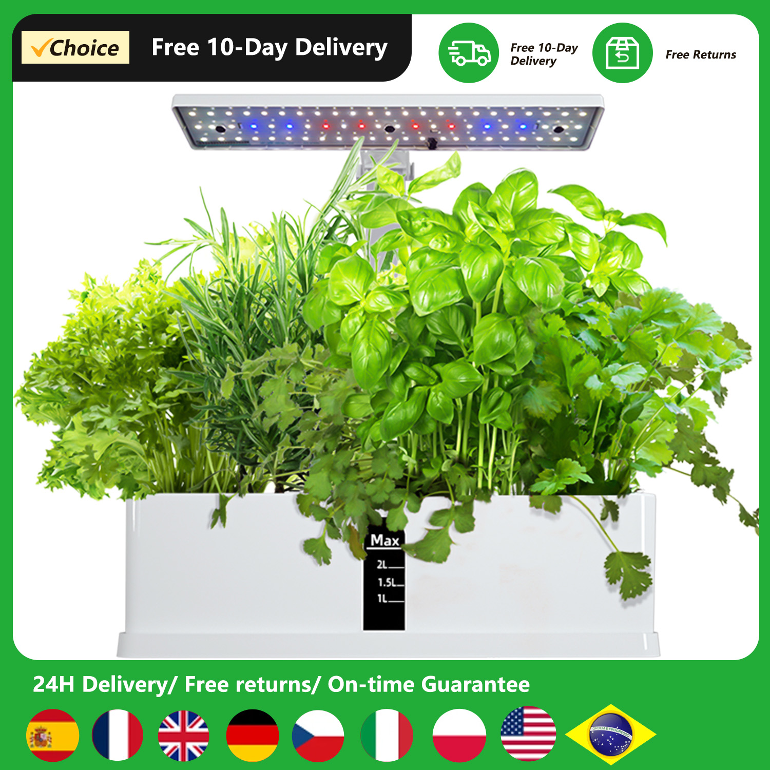 Smart Hydroponics Growing Syst - огляд і ціна Smart Garden Led Lights