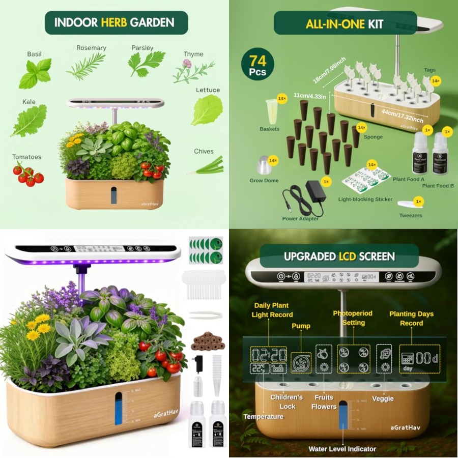 Hydroponics Growing System Kit - огляд і ціна Smart Garden Solar