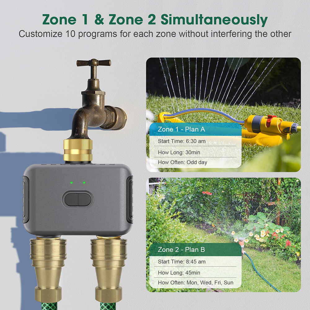 Tuya 2 Zone Watering Timer Gar - огляд і ціна Smart Garden In Home
