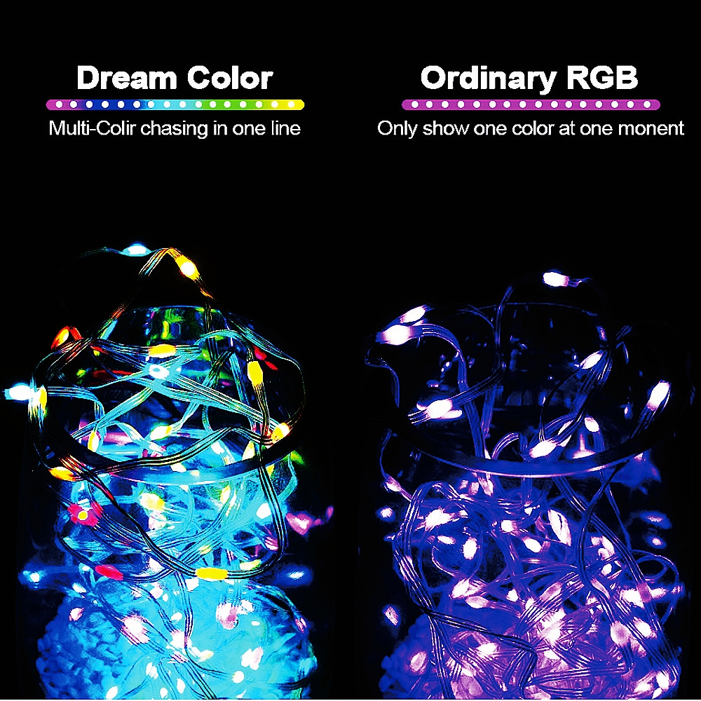 USB LED Smart app RGBIC Fairy  - огляд і ціна Smart Garden Led Lights